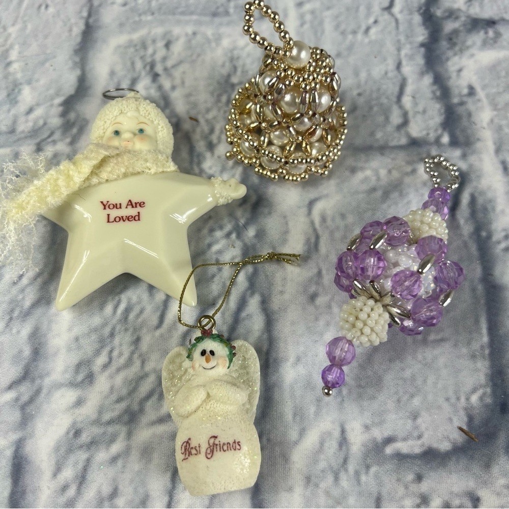 Porcelain and handmade ornaments